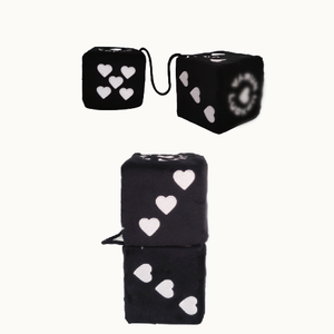 Cao cấp mờ sang trọng xúc xắc với trái tim dots trang trí nội thất xe ORNAMENT OEM <span class=keywords><strong>logo</strong></span> & dots Shape tùy chỉnh - Product Image 5