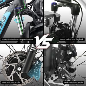 Bicicleta de Montaña para Adultos con Motor Doble sin Escobillas AWD, Neumáticos Gruesos de 26'', Batería de Litio de 48V 23AH, 21 Velocidades - Product Image 4