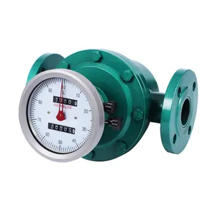 Fabrikant Mechanische Type Ovale Versnelling Flow Meter Ovale Versnelling Flow Meter Met Nul Retour Voor Diesel Stookolie Debiet Meter Flens