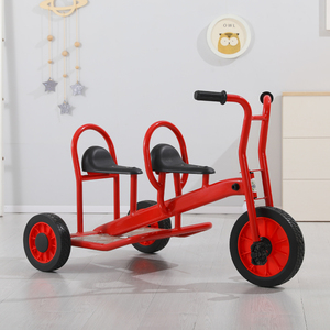 Equipo de Juego Infantil para Exteriores de 8 Asientos, Carrito de Jardín de Infancia, Bicicleta para Niños 11214, Giratoria de 8 Asientos 11214 - Product Image 2