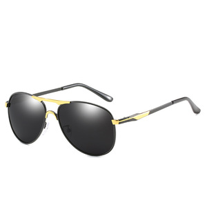 Gafas de sol polarizadas para hombre, gafas de <span class=keywords><strong>sapo</strong></span> de doble haz de Metal, gafas de sol para conducir, moda, pesca, protección UV para 2024 - Product Image 1