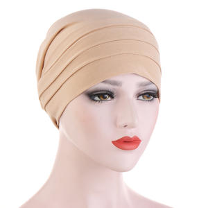 Gorro de quimio para dormir de seda cruzada para mujer, gorro turbante, bufanda, gorro de quimio para cáncer, gorro Hijab, gorro musulmán para el pelo - Product Image 6