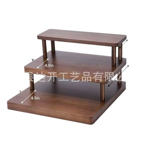 Étagère de rangement en bois à plusieurs niveaux, 3 étages, organisateur de bureau de type vertical, organisateur de bureau rectangulaire - Product Image 5
