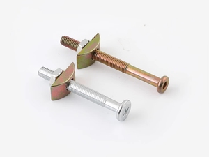 Tornillos y pernos para muebles con <span class=keywords><strong>cabeza</strong></span> de llave <span class=keywords><strong>allen</strong></span> de acero al carbono galvanizado para cuna, tornillos y pernos para litera con enchufe hexagonal - Product Image 6