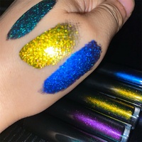12 couleurs Duochrome Lipgloss Multichrome brillant caméléon Pigment rouge à lèvres nouveau Design hydratant étanche brillant à lèvres liquide