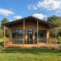 Villa de luxe moderne préfabriquée sur mesure de 20, 30 ou 40 pieds, chambre d'hôtel, maison modulaire préfabriquée, maison conteneur en acier extensible