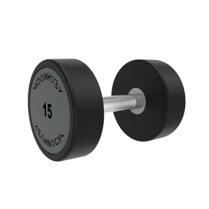 Iron Bull Factory製カスタムロゴ入り耐久性商業用ダンベルセット | ホットセール ウレタンダンベル フリーウェイト（人気ロゴ付き） - Product Image 4