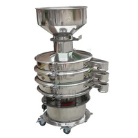 Séparateur de poudre de pulpe de baobab, tamis vibrant, machine de tamisage de farine de manioc commerciale