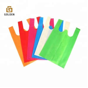 Bolsas de compra a granel, venta al por mayor, personalizadas, de camisetas no tejidas - Product Image 1