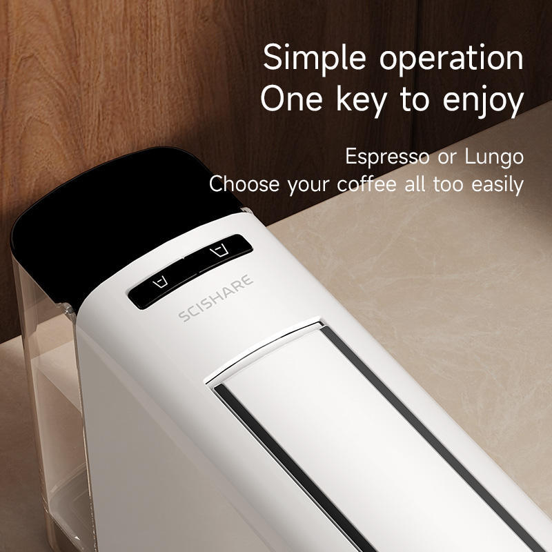 SCISHARE Mini Capsule Coffee Machine - Perfect for Home