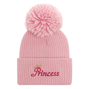 Chapeau d'hiver tricoté pour les bébés filles, accessoire à la mode unisexe, idée de cadeau pour maman et fille - Product Image 4