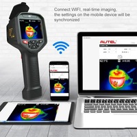 Caméra thermique HT-A10 252x192 infrarouge portable avec WIFI, en matériau ABS, pour la détection de la chaleur au sol, la réparation de circuits imprimés, caméra thermique