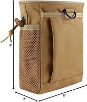 Pochette de rangement MOLLE EDC avec fermeture à cordon, sac de taille utilitaire multi-usages avec poche latérale en maille et emplacement pour téléphone