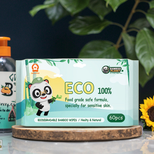 Lenços Umedecidos de Algodão Ecológicos para Bebês 80 Peças - Product Image 3