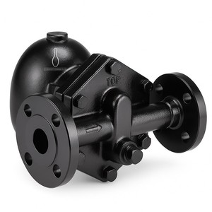 Trampa de vapor con flotador de bola y termostática de acero al carbono WCB ASTM A216 BFS5F JIS10K - Product Image 2
