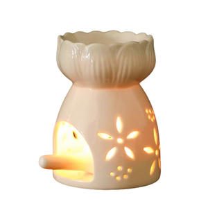 Draagbare, op maat gemaakte keramische kaarsenhouder voor binnen, decoratie, aromatherapie, etherische oliebrander, wax meltbrander - Product Image 6