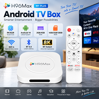 2025 usine H96 Max TV Box RK3528 Android 14 M1 PLUS Quad Core lecteur multimédia plus récent UHD 8K meilleure vente décodeur