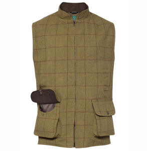 Gilet de chasse en tissu <span class=keywords><strong>tweed</strong></span> pour hommes gilet d'hiver pour chasseur gilet de tir hydrofuge - Product Image 6