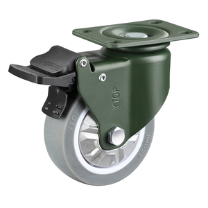 Die Tragfähigkeit von mittelgroßen 3-Zoll-Kunstkautschuk-Manganstahlrollen beträgt 110kg - Product Image 2