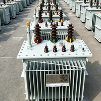 Transformateur de distribution fiable 50 kVA à double enroulement, immergé dans l'huile, S20-M, 10 kV, triphasé, 400 V, pour transmission de puissance