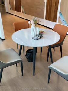 Nordico semplice moderno lastra di roccia tavolo da pranzo Set per appartamento Hotel o Villa mobili per la casa senza <span class=keywords><strong>recensioni</strong></span> vendita calda - Product Image 6