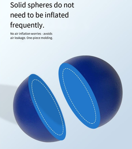 كرة إسفنجية مرنة صلبة بحجم 18 سم للبيع بالجملة، كرة دودج بول مجنونة بطيئة الارتداد لتخفيف التوتر، كرة دودج بول إسفنجية - Product Image 5