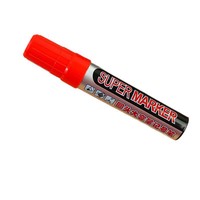 Marqueur surligneur audacieux avec encre permanente à base d'huile rechargeable grande capacité, résistant à l'eau et à la décoloration, lot de 6
