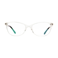 Montura de Gafas Ópticas Transparentes y Sencillas, Diseño Cuadrado Moderno con Aro Completo, Cómodas para Unisex, Aptas para Todas las Formas de Rostro JNLOO RS2406