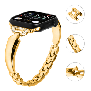 <span class=keywords><strong>Bracelet</strong></span> en alliage de <span class=keywords><strong>bracelet</strong></span> intelligent de mode de luxe 38mm 40mm 41mm pour bracelets <span class=keywords><strong>Apple</strong></span> <span class=keywords><strong>Watch</strong></span> - Product Image 6