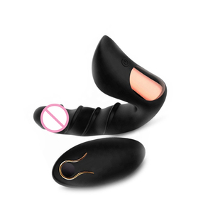 Gratis Aangepaste Doos-Waterdichte Vibrator Anal Adult Draadloze Controle Tools Elektrische Penis Massager - Product Image 1