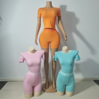 Set Tank Top Pendek Berbahan Katun Bergaris dan Celana Pendek Wanita, Pakaian Santai Nyaman, Outfit Kasual Lembut dan Bernapas, Pakaian Santai Musim Panas Custom