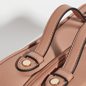 Tuỳ Chỉnh Màu Hồng Đôi Dây Kéo Da Mỹ Phẩm <span class=keywords><strong>Train</strong></span> Trường Hợp Với PVC Pocket Lớn Rõ Ràng Mỹ Phẩm Trường Hợp Cho Du Lịch - Product Image 3