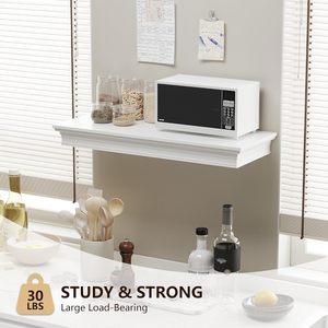 Popüler yüzer gece standı gizli depolama güvenli tuzak kapı RFID kilidi ile katı ahşap duvara monte depolama - Product Image 5