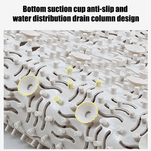 East Path Soft TPE piastrelle <span class=keywords><strong>antiscivolo</strong></span> Splicing tappetino impermeabile tappetino doccia da bagno con fori di drenaggio per bagno cucina <span class=keywords><strong>piscina</strong></span> - Product Image 3