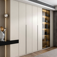 Armoire en bois E0, pack KD, 18 mm MDF, système de placard intégré, meubles de chambre à coucher |   Système d'armoire murale ouverte |   Armoire murale