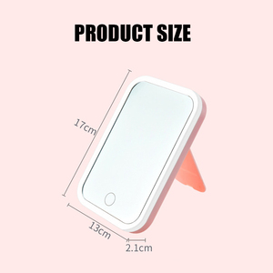 LED Makeup Mirror with <b>Lights</b> Desktop Smart Touch Cosmetic Mirror Battery Powered Travel <b>Vanity</b> Mirror GZ RTS Bulk Mixed Order - Product Image 3