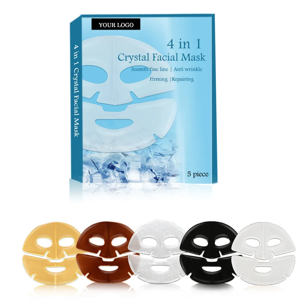Private Label Skincare Products Organic Natura Facemask Skin Care Chinese Matcha Green Tea Facial Green Sheet Mask