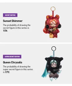 POP MART My Little Pony Estilo Confirmado Raro Rainbow Dash Pinkie Pie Twilight Fluttershy Applejack Sunset Queen Chrysalis - Product Image 3
