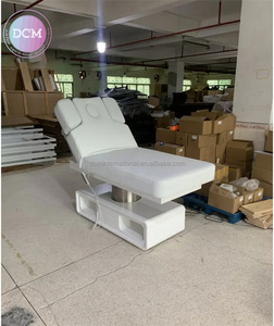 Muebles de salón de diseño moderno clínica médica cama facial saxofón eléctrico mesa de masaje XL spa estética cama de belleza y taburete grande - Product Image 3