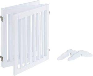 Puerta de Seguridad para Bebés y Mascotas Extra Ancha de 29.5-51'' con Puerta para Caminar y Cierre Automático, para Escaleras y Puertas, Color Negro - Product Image 3