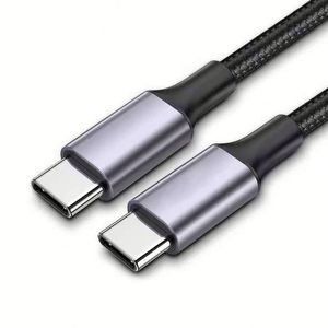 Wholesale High Quality 1M PD <b>Type</b> <b>C</b> to <b>Type</b> <b>C</b> <b>Charging</b> <b>Cables</b> Usb Fast <b>Charging</b> 3A <b>Type</b>-<b>c</b> <b>Cable</b> for Mobile Phones - Product Image 1
