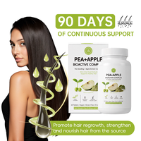Comprimés fortifiants pour les cheveux à base de plantes, soutien quotidien pour la repousse des cheveux