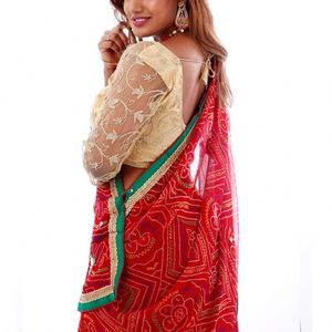Neues Modell Damen Wolle Muslim Kleidung Sarees Indian Islamic Design Stoff für Kurti - Product Image 2