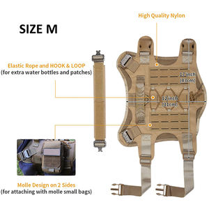 Chaleco táctico para perro, arnés ajustable con mango para perros, caza, entrenamiento táctico, senderismo - Product Image 3