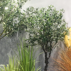 Olive artificielle avec Fruits éclatants et feuilles épaisses pour décoration d'hôtel et cérémonie - Product Image 5