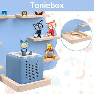 ZYX على شكل سحابة للأطفال عرض الحائط المغناطيسي رف أزرق للأطفال تخزين شخصيات الأذن مربع Toni - Product Image 5