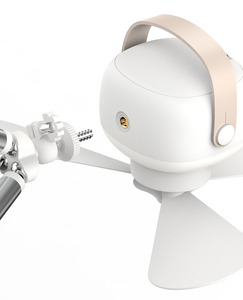 Thiết Kế Mới LED Di Động Ngoài Trời Cắm Trại Quạt Trần USB Có Thể Sạc Lại Điện Pin Hộ Gia Đình Quạt Trần Ánh Sáng - Product Image 5