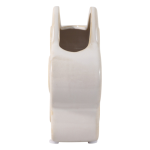 Organizer da scrivania in ceramica a forma di fiore, piccolo contenitore decorativo per la casa, l'ufficio e gli spazi di lavoro - Product Image 3