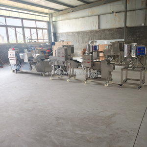 Ligne de production industrielle de nuggets de poulet, machine à former des galettes de burger, machine à fabriquer des galettes de bœuf, machine à frire les galettes en promotion - Product Image 6