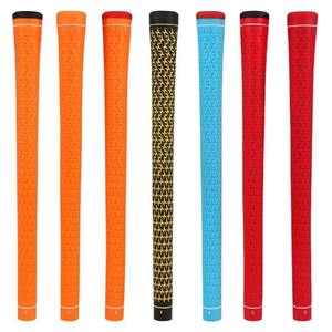 Wholesale Classic <b>TPE</b> PU Leather Double Color Custom Golf Iron Grips Oversized Midsize Eco-Friendly Colorful Rubber Grip - Product Image 1